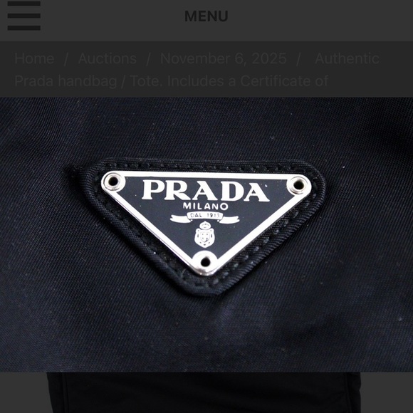 Prada Men\'s Black Messenger Bag main image 8